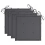 Klappbare Gartenstühle, 4 Stück, Kissen aus massivem Akazienholz von vidaXL, Gartenstühle - Ref: Foro24-3064509, Preis: 189,4...
