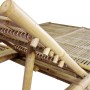 Tumbona con cojines para 2 personas bambú