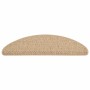 Selbstklebende Sisal-Stufenmatte 15 Stück Sand 65x21x4 cm von vidaXL, Treppenmatten - Ref: Foro24-326879, Preis: 86,85 €, Rab...