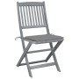 Klappbare Gartenstühle, 2 Stück, Kissen aus massivem Akazienholz von vidaXL, Gartenstühle - Ref: Foro24-3064537, Preis: 144,2...