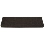 Stair mat 15 pcs dark brown punched fabric by vidaXL, Stair mats - Ref: Foro24-326187, Price: 42,74 €, Discount: %