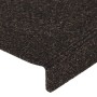 Stufenmatte 15 Stück dunkelbrauner gestanzter Stoff von vidaXL, Treppenmatten - Ref: Foro24-326187, Preis: 43,04 €, Rabatt: %