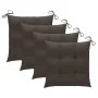 Garden dining chairs 3 pcs solid acacia wood and cushions by vidaXL, Garden chairs - Ref: Foro24-3064370, Price: 215,46 €, Di...