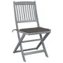 Folding garden chairs 2 units with solid acacia wood cushions by vidaXL, Garden chairs - Ref: Foro24-3064544, Price: 125,97 €...