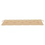 Garden bench with cushion solid acacia wood 157 cm by vidaXL, garden benches - Ref: Foro24-3064284, Price: 180,58 €, Discount: %