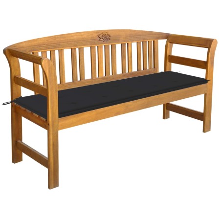 Gartenbank mit Kissen aus massivem Akazienholz 157 cm von vidaXL, Gartenbänke - Ref: Foro24-3064266, Preis: 179,66 €, Rabatt: %