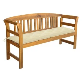 Garden bench with cushion solid acacia wood 157 cm by vidaXL, garden benches - Ref: Foro24-3064283, Price: 177,40 €, Discount: %
