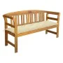 Garden bench with cushion solid acacia wood 157 cm by vidaXL, garden benches - Ref: Foro24-3064283, Price: 172,69 €, Discount: %