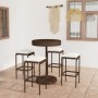 5-teiliges Gartenbar-Set und braune Kissen aus synthetischem Rattan von vidaXL, Gartensets - Ref: Foro24-3064761, Preis: 224,...