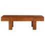 Mesa de centro madera maciza acacia acabado miel 100x50x30 cm