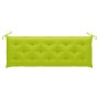 Garden bench with cushion solid acacia wood 157 cm by vidaXL, garden benches - Ref: Foro24-3064292, Price: 179,47 €, Discount: %