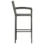 3-piece synthetic rattan gray garden bar set by vidaXL, Garden sets - Ref: Foro24-3064770, Price: 205,48 €, Discount: %