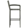 3-teiliges Gartenbar-Set aus synthetischem Rattangrau von vidaXL, Gartensets - Ref: Foro24-3064770, Preis: 225,96 €, Rabatt: %