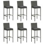7-piece garden bar furniture set made of PE rattan and anthracite cushions. by vidaXL, Garden sets - Ref: Foro24-3064801, Pri...