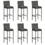 Gartenbarmöbel 7 Stk. PE-, Rattan- und Anthrazitkissen von vidaXL, Gartensets - Ref: Foro24-3064801, Preis: 532,11 €, Rabatt: %