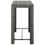 Gartenbarmöbel 7 Stk. PE-, Rattan- und Anthrazitkissen von vidaXL, Gartensets - Ref: Foro24-3064801, Preis: 552,20 €, Rabatt: %