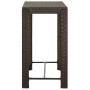 7-teiliges Gartenbar-Set und braune Kissen aus synthetischem Rattan von vidaXL, Gartensets - Ref: Foro24-3064783, Preis: 300,...