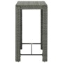 7-teiliges Gartenbar-Möbelset und Kissen synthetisches Rattangrau von vidaXL, Gartensets - Ref: Foro24-3064785, Preis: 300,48...