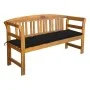 Garden bench with cushion solid acacia wood 157 cm by vidaXL, garden benches - Ref: Foro24-3064288, Price: 193,94 €, Discount: %