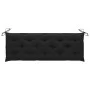 Garden bench with cushion solid acacia wood 157 cm by vidaXL, garden benches - Ref: Foro24-3064288, Price: 193,94 €, Discount: %