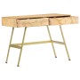 Schreibtisch aus massivem Mangoholz mit Schubladen 100x55x75 cm von vidaXL, Schreibtische - Ref: Foro24-286150, Preis: 184,10...