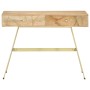 Schreibtisch aus massivem Mangoholz mit Schubladen 100x55x75 cm von vidaXL, Schreibtische - Ref: Foro24-286150, Preis: 184,10...