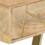 Schreibtisch aus massivem Mangoholz mit Schubladen 100x55x75 cm von vidaXL, Schreibtische - Ref: Foro24-286150, Preis: 184,10...