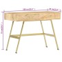 Schreibtisch aus massivem Mangoholz mit Schubladen 100x55x75 cm von vidaXL, Schreibtische - Ref: Foro24-286150, Preis: 184,10...