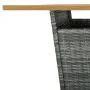 5-teiliges Garten-Barmöbel-Set und graue PE-Rattan-Kissen von vidaXL, Gartensets - Ref: Foro24-3064861, Preis: 519,91 €, Raba...