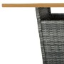 5-teiliges Garten-Barmöbel-Set und graue PE-Rattan-Kissen von vidaXL, Gartensets - Ref: Foro24-3064861, Preis: 534,18 €, Raba...