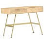 Schreibtisch aus massivem Mangoholz mit Schubladen 100x55x75 cm von vidaXL, Schreibtische - Ref: Foro24-286150, Preis: 184,10...