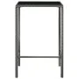 Garden table and high stools 3 pieces gray synthetic rattan by vidaXL, Garden sets - Ref: Foro24-3064818, Price: 148,71 €, Di...