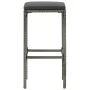 Garden table and high stools 3 pieces gray synthetic rattan by vidaXL, Garden sets - Ref: Foro24-3064818, Price: 148,71 €, Di...