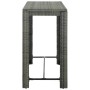 9 Stück Gartenbar Möbel Kissen synthetisches Rattan grau von vidaXL, Gartensets - Ref: Foro24-3064791, Preis: 367,50 €, Rabat...