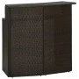 5-piece garden bar furniture set and brown cushions by vidaXL, Garden sets - Ref: Foro24-3064878, Price: 324,68 €, Discount: %
