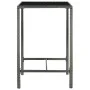 Mesa y taburetes altos jardín 5 piezas ratán sintético gris de vidaXL, Conjuntos de jardín - Ref: Foro24-3064821, Precio: 205...