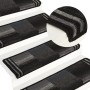 Selbstklebende Stufenmatte 15 Stück schwarz grau 65x21x4cm von vidaXL, Treppenmatten - Ref: Foro24-326208, Preis: 90,53 €, Ra...