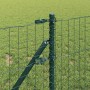 Poste de cerca 52 pcs Verde 3.2 x 3.2 x 100 cm Acero