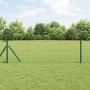 Poste de cerca 52 pcs Verde 3.2 x 3.2 x 120 cm Acero