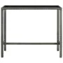 Garden table and high stools 5 pieces gray synthetic rattan by vidaXL, Garden sets - Ref: Foro24-3064833, Price: 392,10 €, Di...