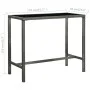Garden table and high stools 5 pieces gray synthetic rattan by vidaXL, Garden sets - Ref: Foro24-3064833, Price: 392,10 €, Di...