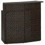 4-piece garden bar furniture set and brown cushions by vidaXL, Garden sets - Ref: Foro24-3064875, Price: 294,85 €, Discount: %