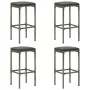 5-piece garden bar set and gray synthetic rattan cushions by vidaXL, Garden sets - Ref: Foro24-3064917, Price: 269,96 €, Disc...