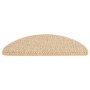 Selbstklebende Sisal-Treppenmatte, 15 Stück, beige, 65x21x4 cm. von vidaXL, Treppenmatten - Ref: Foro24-326880, Preis: 107,34...