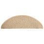 Selbstklebende Sisal-Treppenmatte, 15 Stück, beige, 65x21x4 cm. von vidaXL, Treppenmatten - Ref: Foro24-326880, Preis: 107,34...