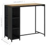 5-teiliges Gartenbar-Set und schwarze Kissen aus synthetischem Rattan von vidaXL, Gartensets - Ref: Foro24-3064920, Preis: 41...