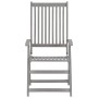 Liegende Gartenstühle mit 4 Kissen aus massivem Akazienholz von vidaXL, Gartenstühle - Ref: Foro24-3065379, Preis: 312,08 €, ...