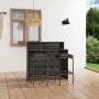 3-piece garden bar furniture set with grey cushions by vidaXL, Garden sets - Ref: Foro24-3064874, Price: 259,73 €, Discount: %