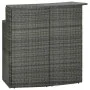 3-piece garden bar furniture set with grey cushions by vidaXL, Garden sets - Ref: Foro24-3064874, Price: 259,73 €, Discount: %