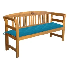 Garden bench with cushion solid acacia wood 157 cm by vidaXL, garden benches - Ref: Foro24-3064285, Price: 188,83 €, Discount: %